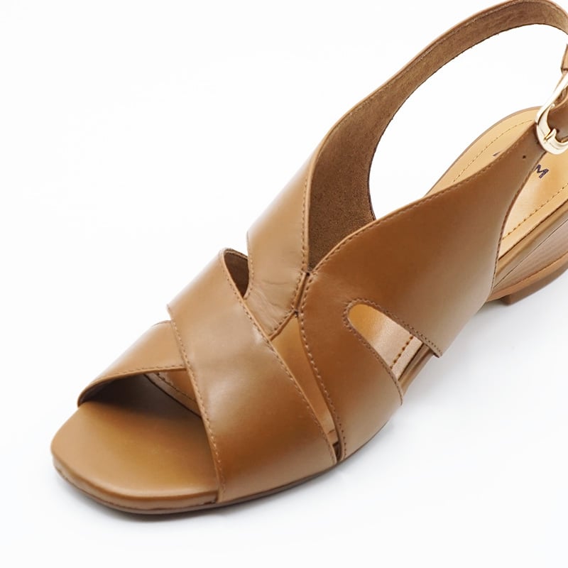 【新品未使用】カルチェグラム アシンメトリースリングバックサンダ 38 新品未使用】カルチェグラム アシンメトリースリングバック