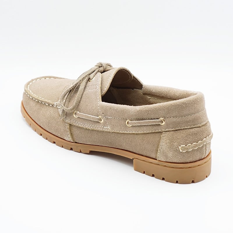美品 バーバリー 25.0 編込スエードシューズ ベージュ/ED34 デッキシューズ 25 ベージュスエード｜APOM344 BGS | APOM ONLINE S