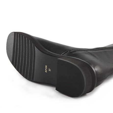 バックストレッチロングブーツ 40 ブラック｜APOM250