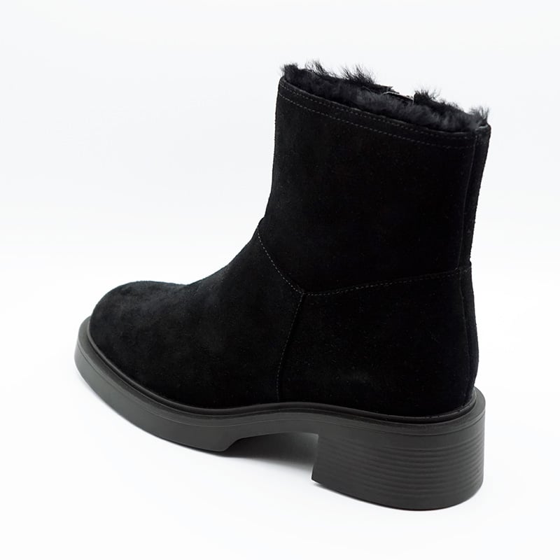 ウォータープルーフムートンブーツ 45 ブラックスエード｜APOM335