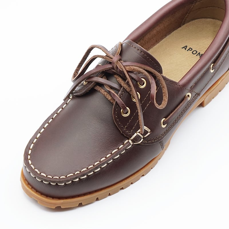デッキシューズ 25 ブラウン｜APOM344 BR | APOM ONLINE STORE