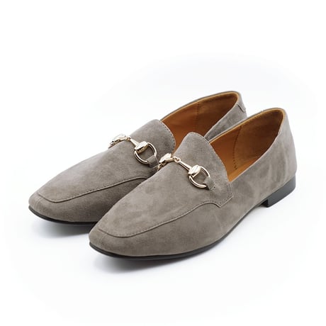 ソフトビットローファー 15 グレージュスエード｜APOM343