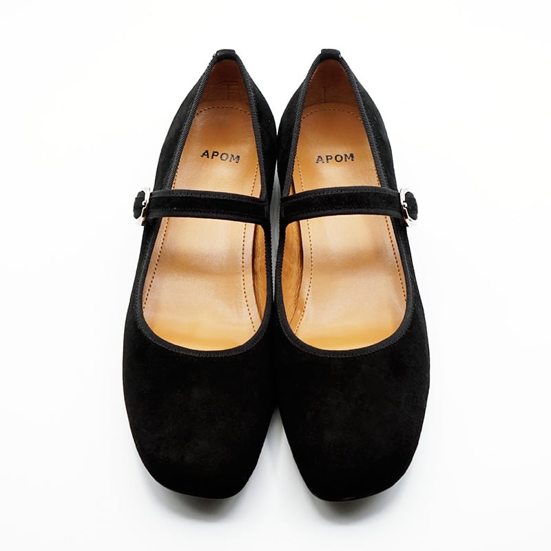 オブリークトゥメリージェーン 20 ブラックスエード｜APOM298 | APOM