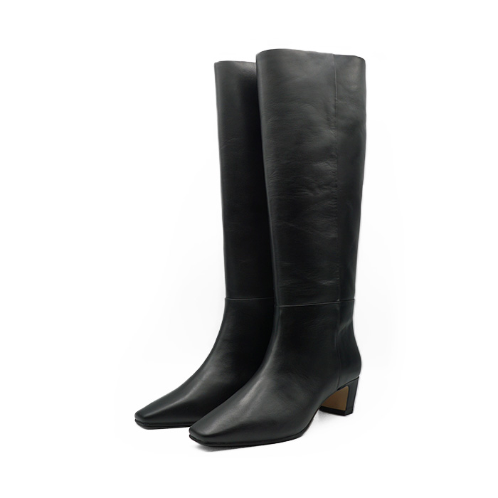 ワイドシャフトロングブーツ 45 ブラック｜APOM264 | APOM ONLINE STO