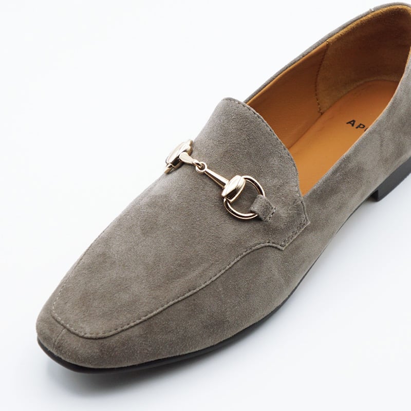 ソフトビットローファー 15 グレージュスエード｜APOM343 | APOM