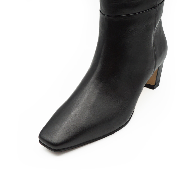 ワイドシャフトロングブーツ 45 ブラック｜APOM264 | APOM