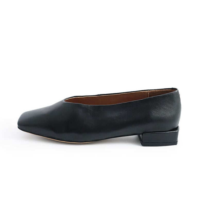 スクエアトゥパンプス 20 ブラック｜APOM213 | APOM ONLINE STORE