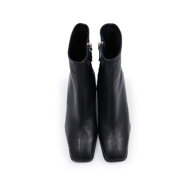 DIESEL レザー ブーツ サイドジップ ユーズド加工　黒 DIESEL レザー ブーツ サイドジップ ユーズド加工 黒