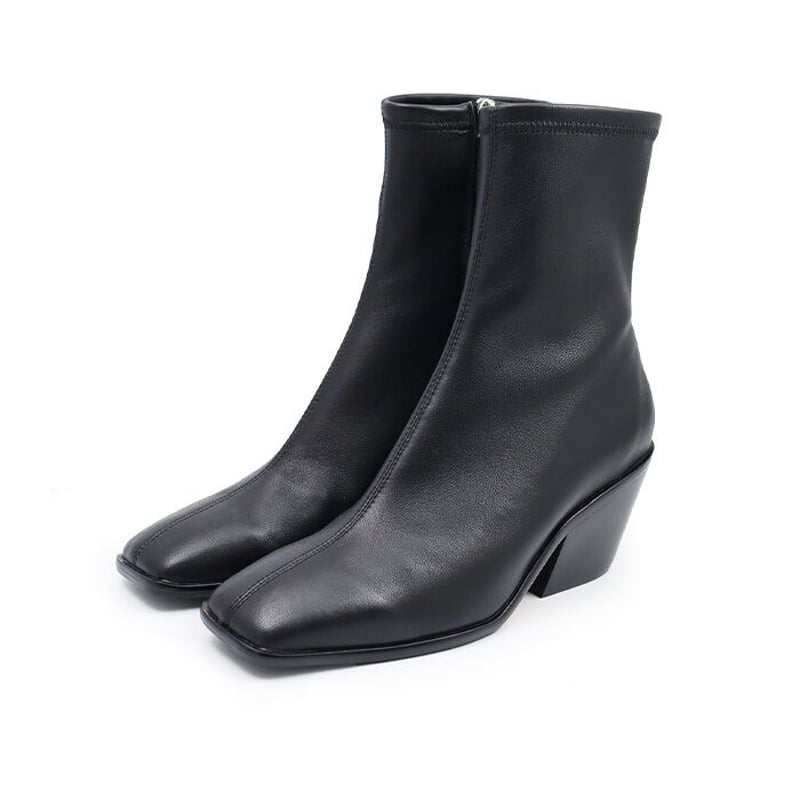 ブラックストーン ホースハイドレザーブーツ 編み込み　メイド・インItaly ブラックストーン ホースハイドレザーブーツ 編み込み メイド・イン