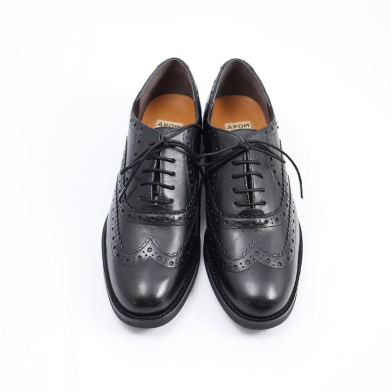 ブローグシューズ 30 ブラック｜APOM115 | APOM ONLINE STORE - 