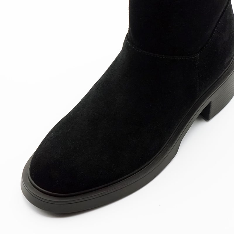 ウォータープルーフムートンブーツ 45 ブラックスエード｜APOM335