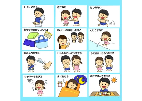 【データ】水遊びのお約束（1枚に一項目）