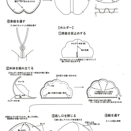 【データ】鍋つかみ型紙