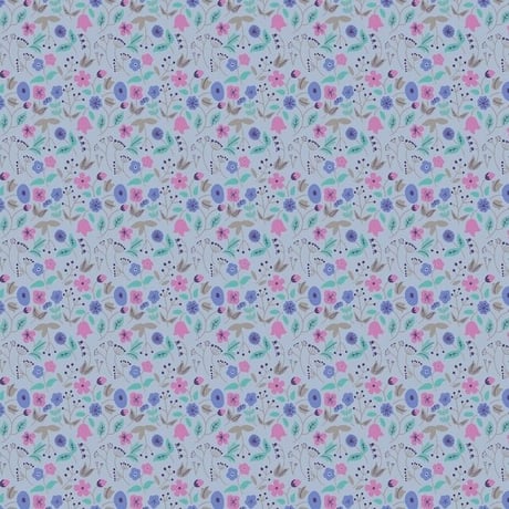 【シングル】iro-hana BLUE コットンファブリック