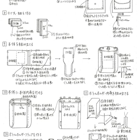 【データ】巾着リュックサック型紙