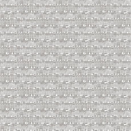 【ハーフ】town  GRAY コットンファブリック