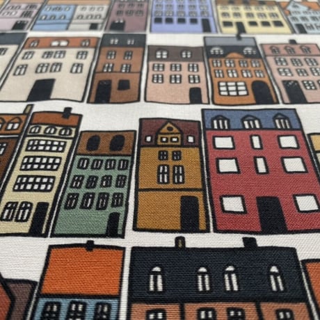 【シングル】town WHITE コットンファブリック