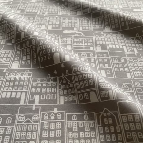 【ハーフ】town  GRAY コットンファブリック