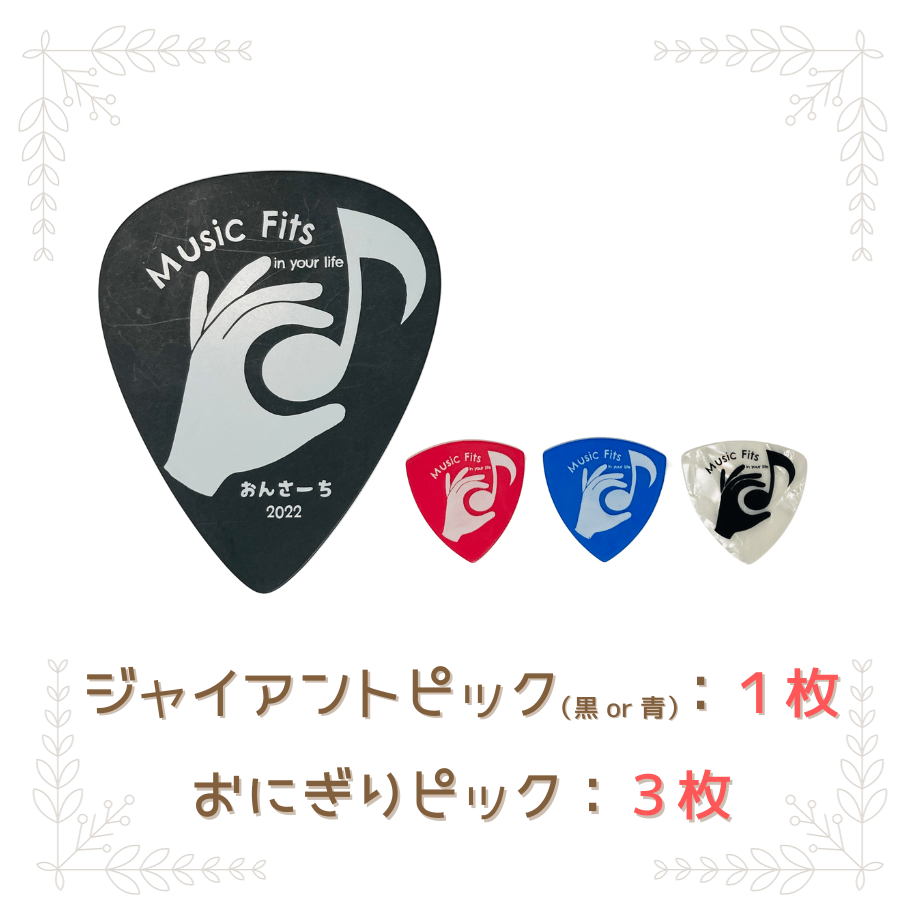 ピックコンボ 4枚セット | 音らいんSHOP Music Fits