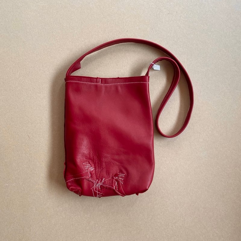 曽田耕　ハンドメイド レザー バッグ 革の裁ち落としで作られた、曽田耕さんのNPW（パッチワーク
