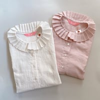 フーコ　タックカラーブラウス