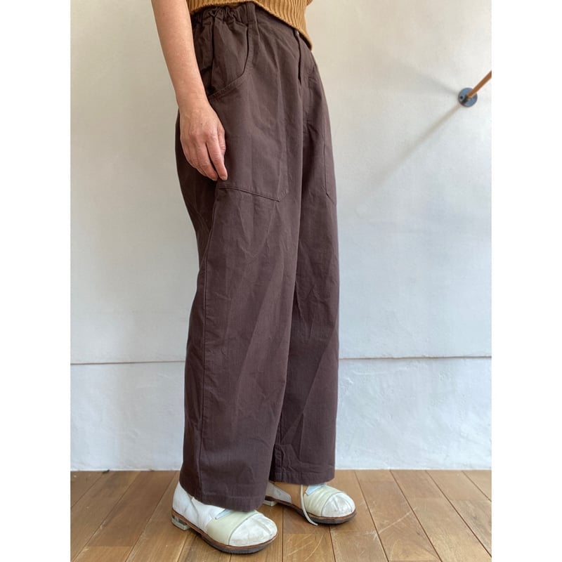 フーコ ワークパンツ_ブラウン | フーコオンラインショップ