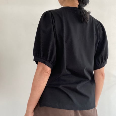 フーコ　パフスリーブT_黒