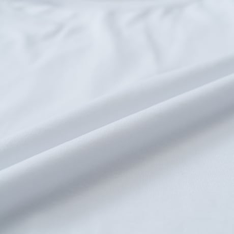 接触冷感　プレーディング天竺　半袖　ベーシック　Tシャツ　【ホワイト】　Mサイズ　Lサイズ　LLサイズ