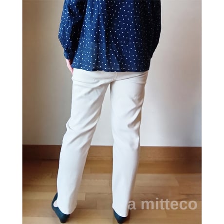 ハイパーストレッチ　テーパードパンツ 春夏　【ライトグレー】　レディース　Mサイズ　Lサイズ