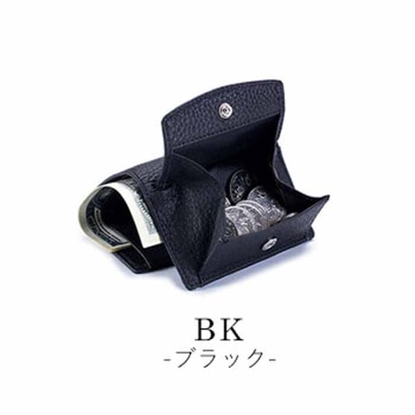 本革　コンパクト　軽量　三つ折り ミニ財布　 スキミング防止　再入荷