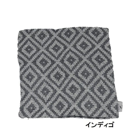 厚手　おしゃれ　モザイク柄　クッションカバー　43cm×43cm　サンド