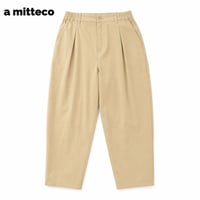 馴染みやすい　ベーシック　ストレッチ　ストレート　パンツ　【ベージュ】　M~Lサイズ
