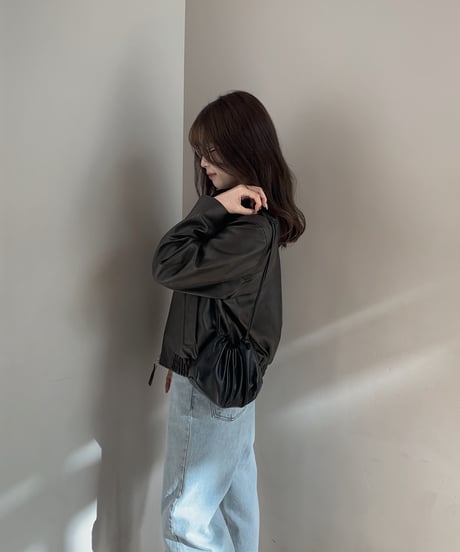 boy leather blouson