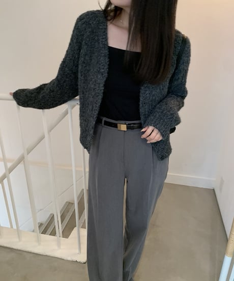 wool v-neck cardigan