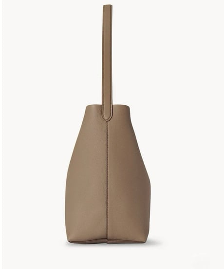 cow leather basket bag