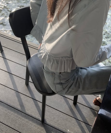 shirred blouse