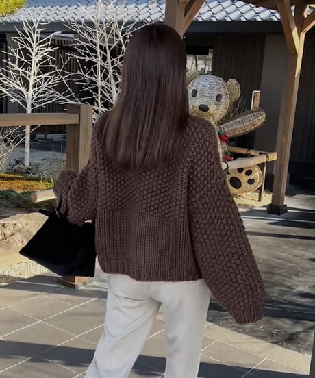 handmade pullover knit