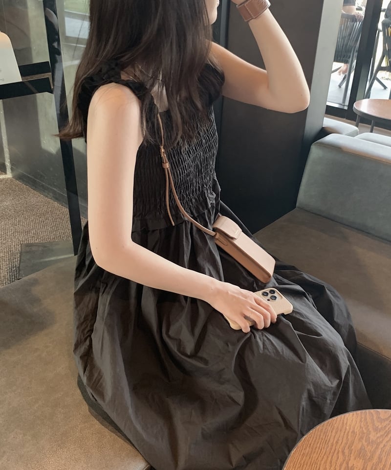 ワンピース square neck knit dress mieajunar mie ajunar square neck knit dress