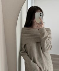 deer offshoulder knit setup