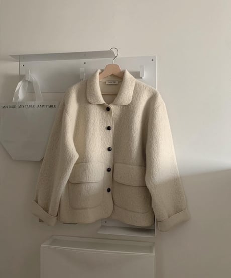 alpaca half coat
