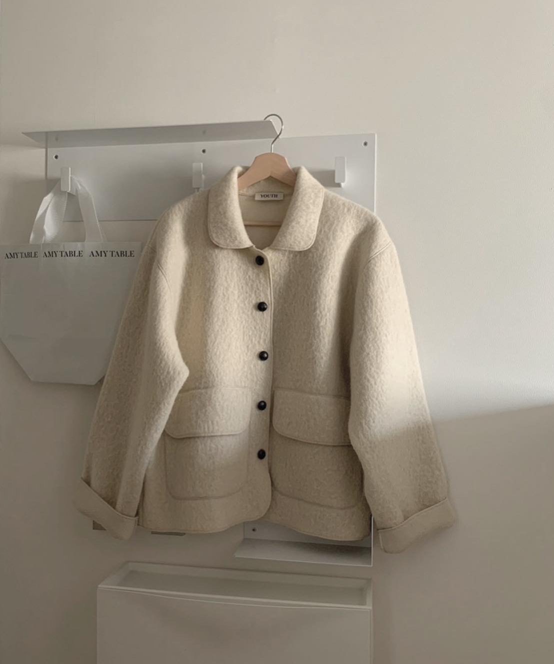 ジャケット・アウター mieajunar alpaca half coat alpaca half coat | mie ajunar