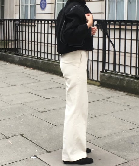 corduroy wide pants