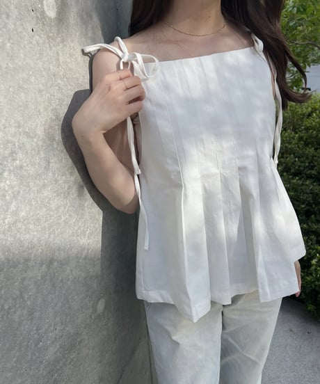 ［即納］pintuck blouse