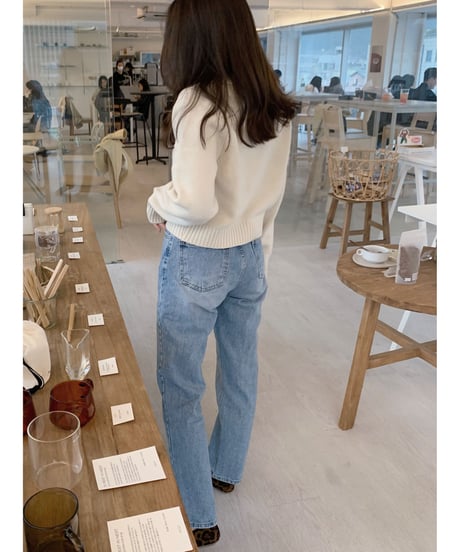 straight denim