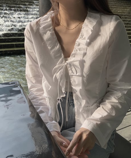 shirred blouse