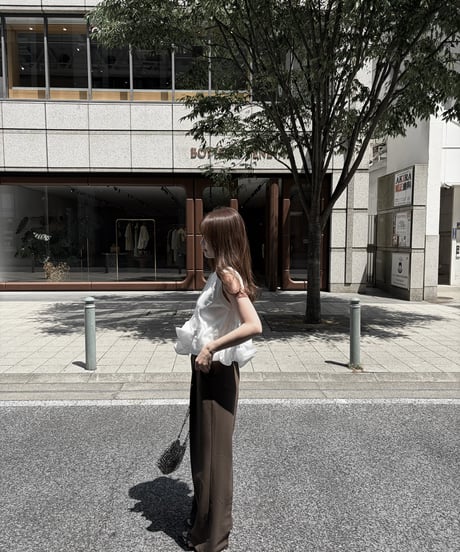 ribbon shirring vest