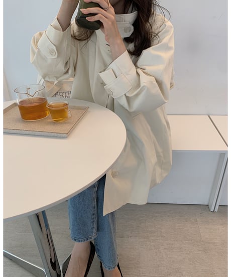 short trench coat［ivory］