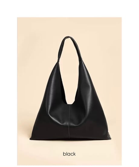 cow leather flow shoulder bag