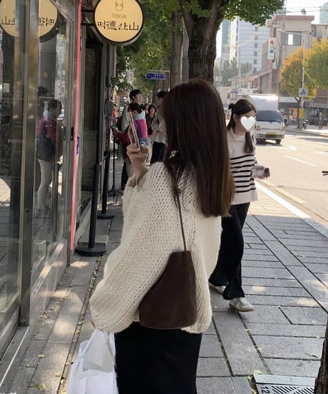 handmade knit cardigan