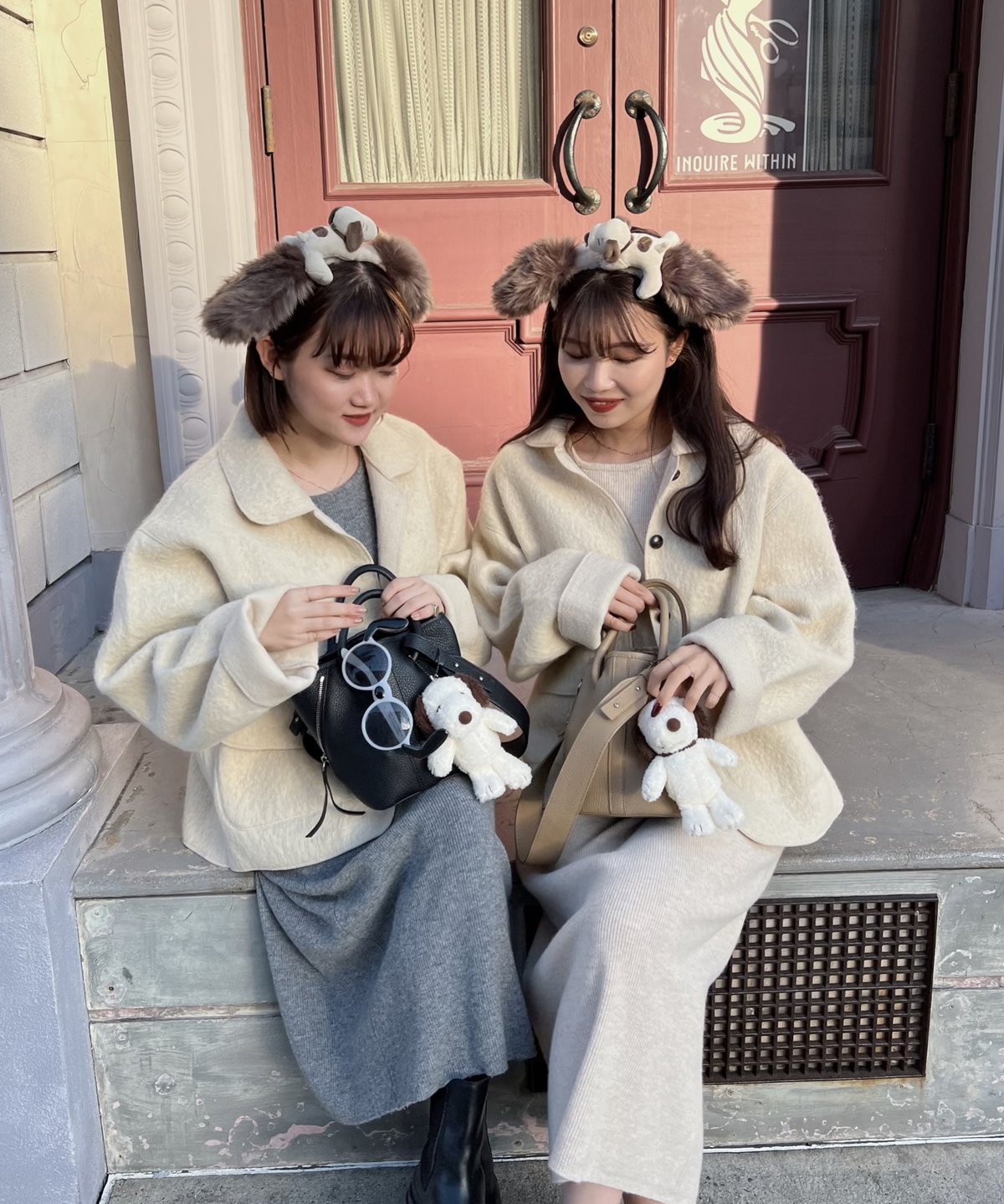 alpaca half coat | mie ajunar